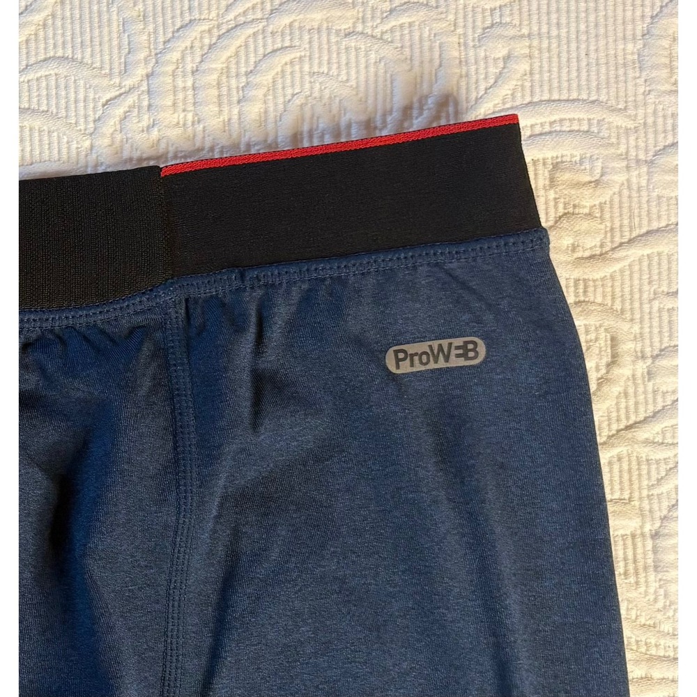 Spyder Mens ProWeb Active Base Layer Thermal Pants Navy Blue Leggings Size M - Picture 5 of 11